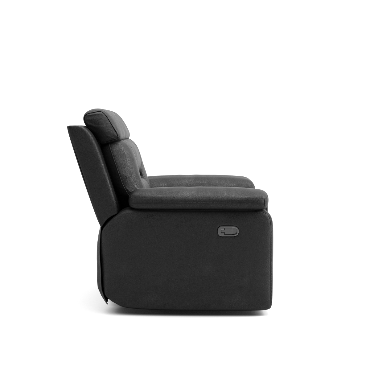 RECLINER SOFA - BLACK