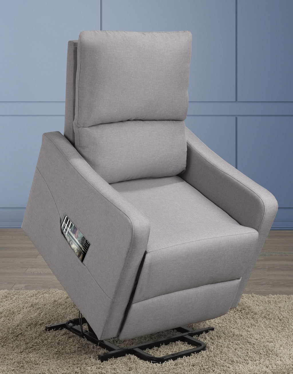 RECLINER LIFT CHAIR, LIGHT GREY