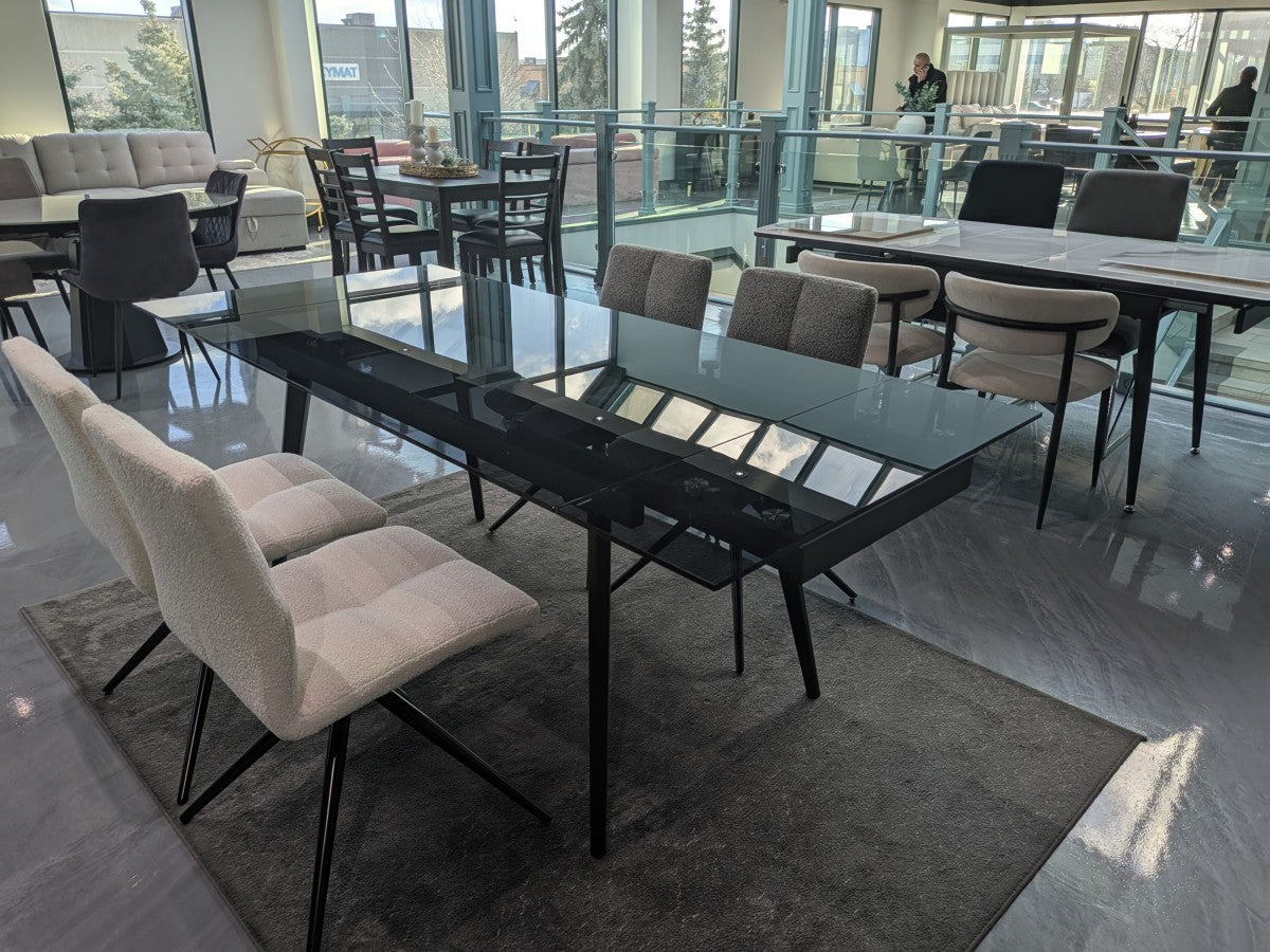 EXT. DINING TABLE - BLACK