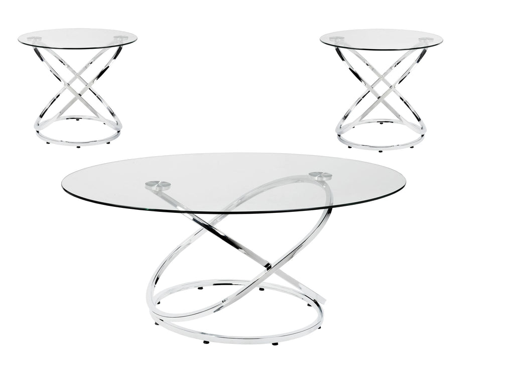 3-PIECE COFFEE SET - SILVER