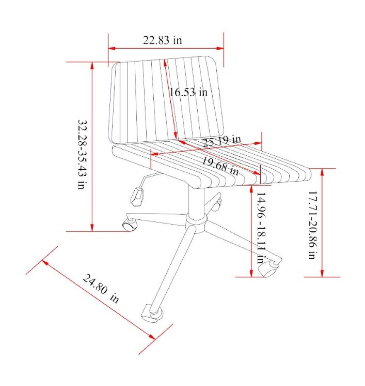 OFFICE CHAIR - WHITE