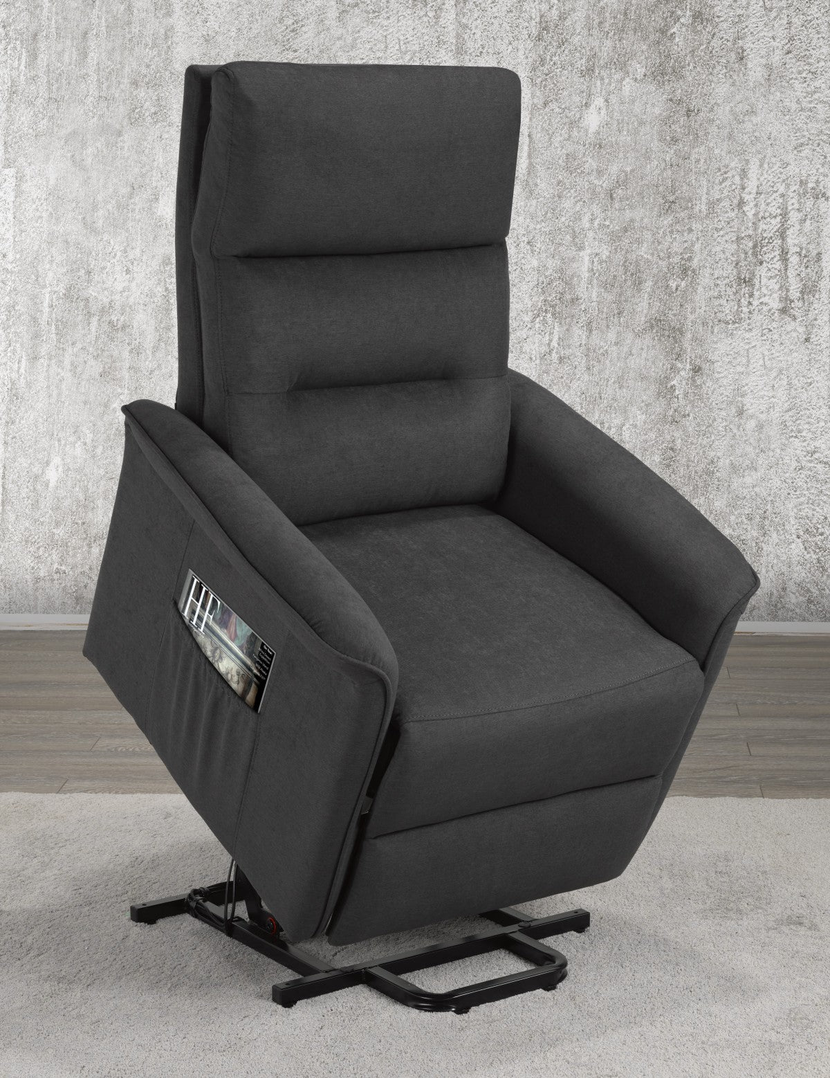 RECLINER LIFT CHAIR, DARK GREY