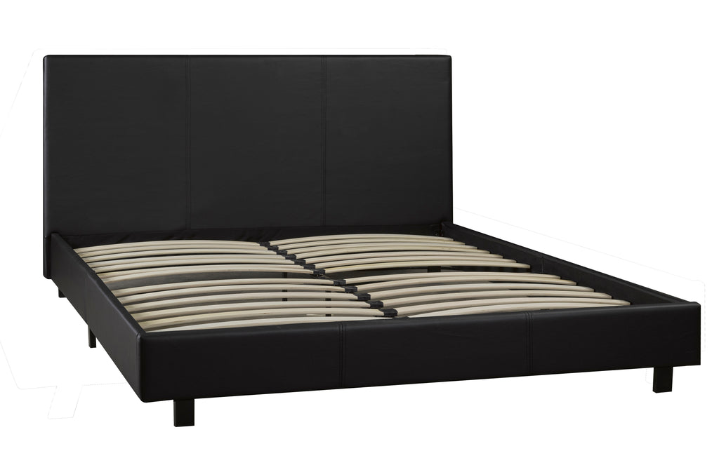 QUEEN PLATFORM BED - BLACK