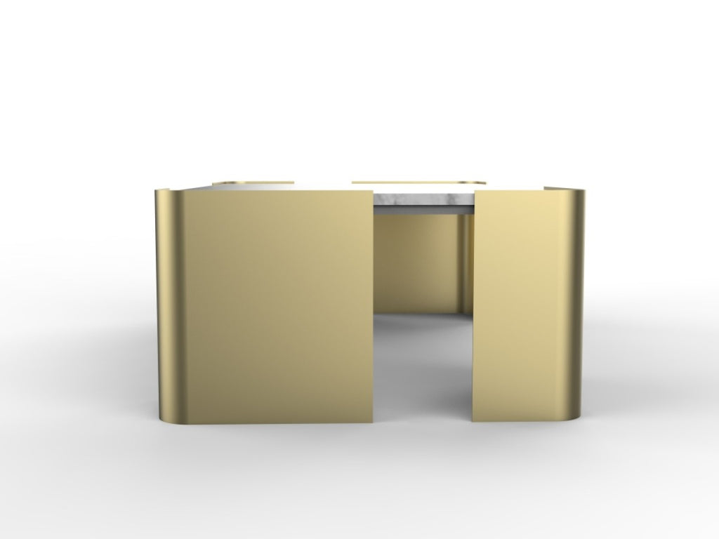 COFFEE TABLE, GOLD