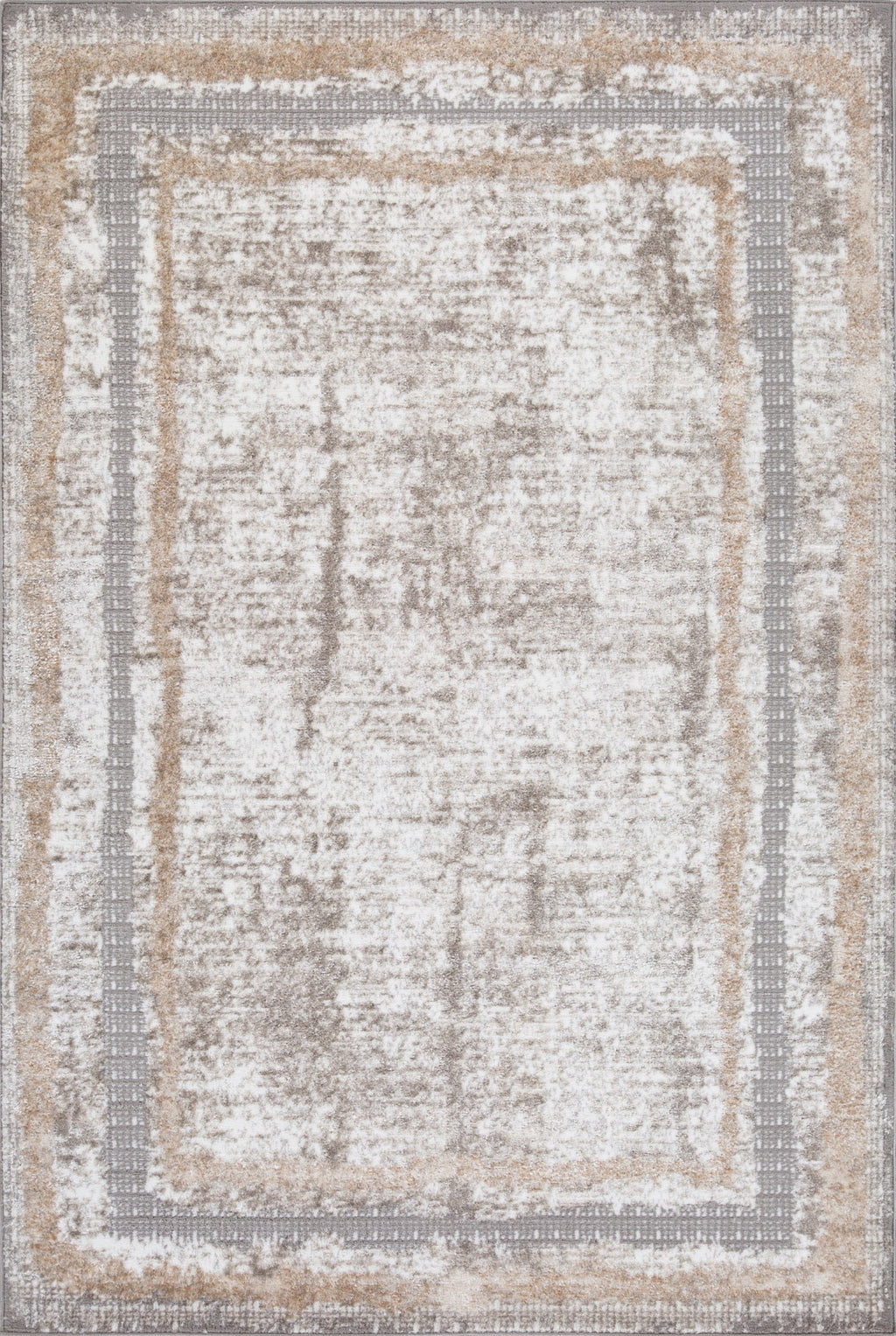 5 X 8 AREA RUG - GREY/BEIGE/CREAM