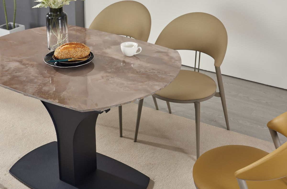 EXT. DINING TABLE - AGATE BROWN