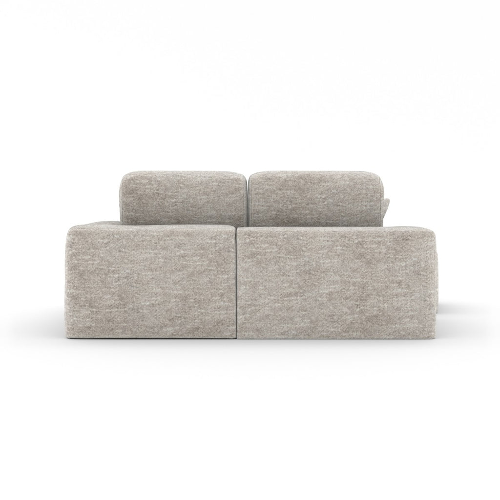 SECTIONAL W/OTTOMAN - BEIGE