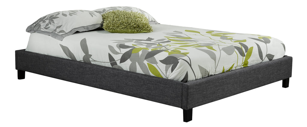TWIN PLATFORM BED FRAME - GREY