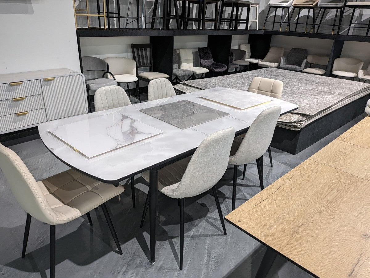 EXT. DINING TABLE - WHITE