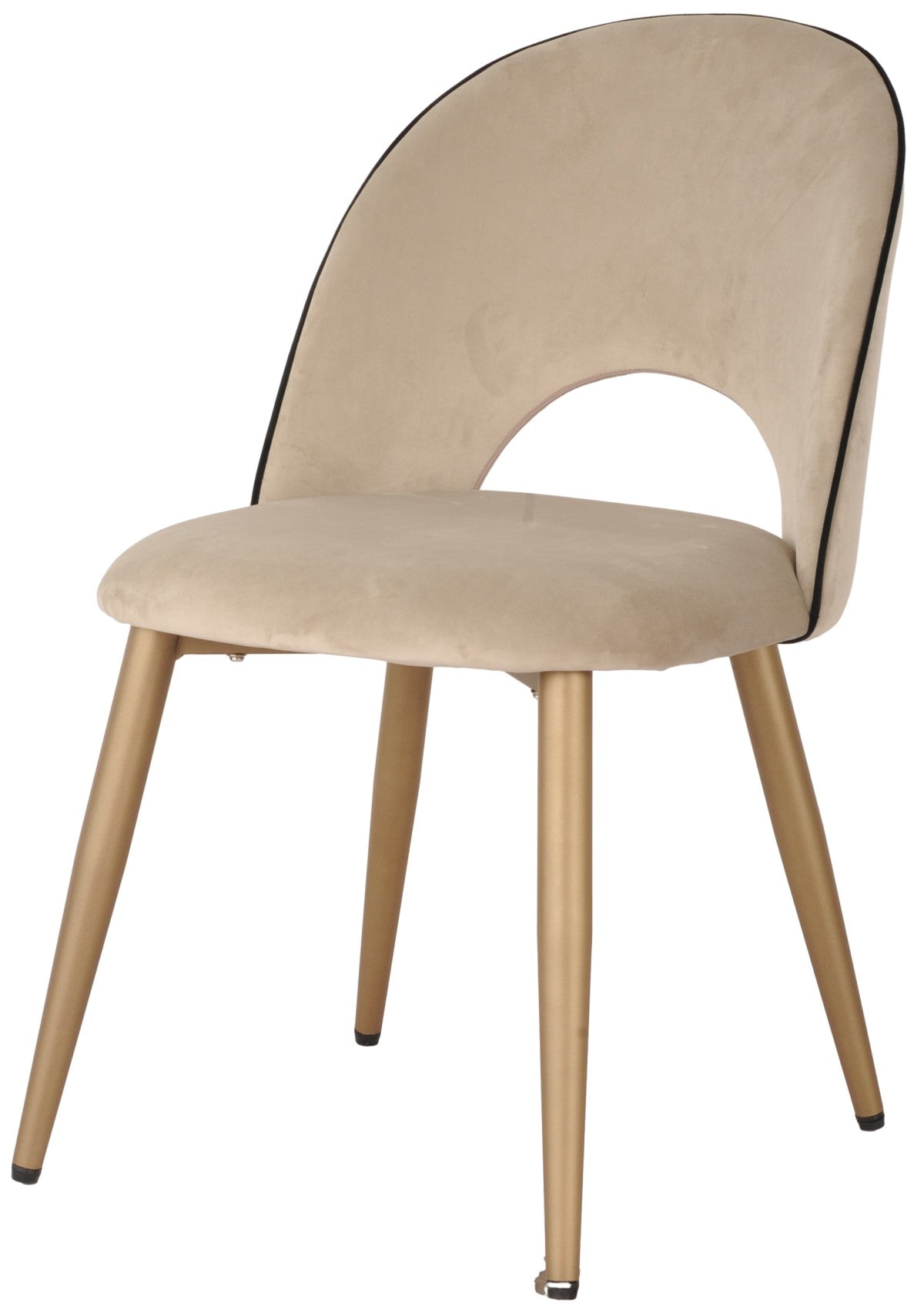 DINING CHAIR, SET OF 2 - BEIGE