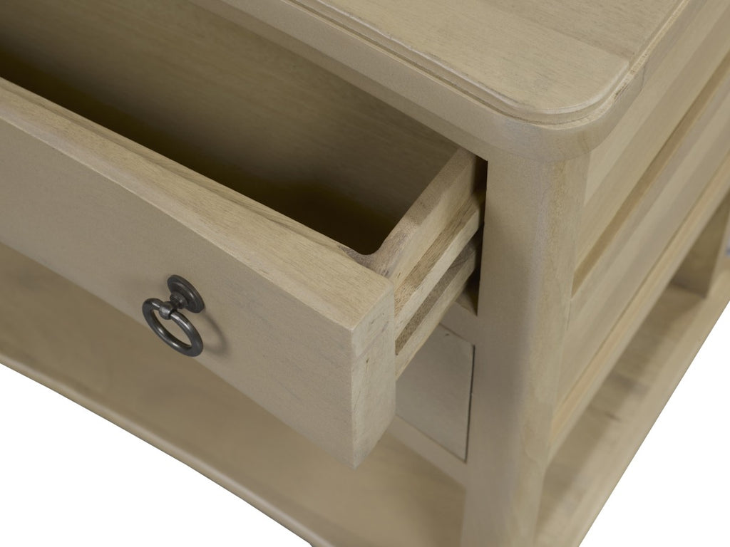 NIGHT STAND - GREY WASH