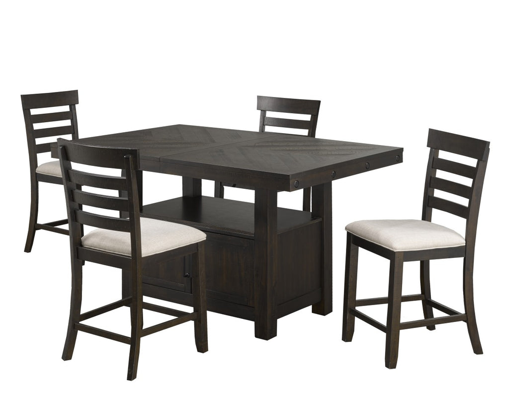 5-PIECE COUNTER SET - ESPRESSO