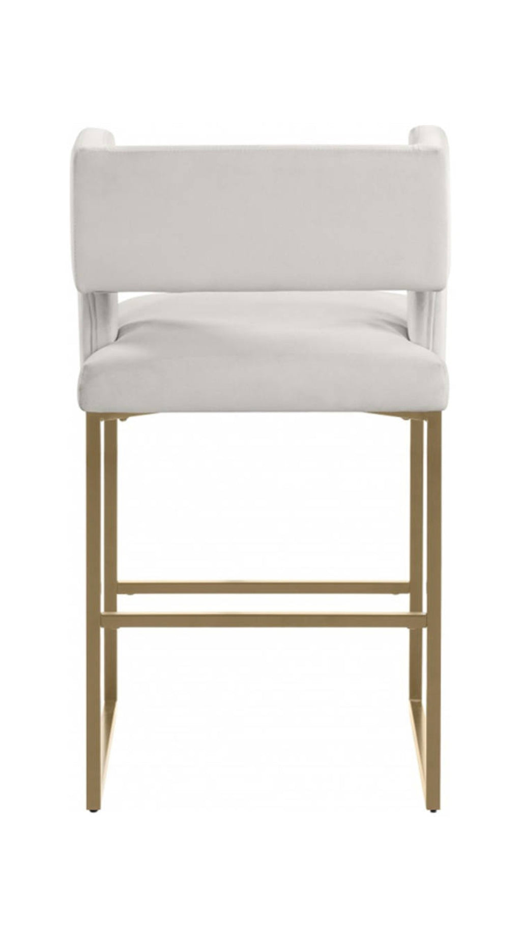 COUNTER STOOL, SET OF 2 - BEIGE