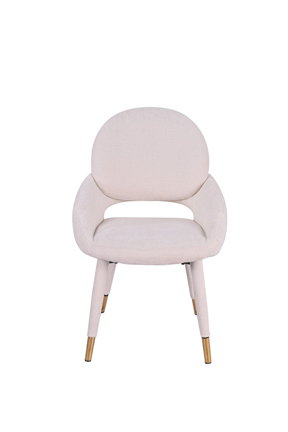 DINING CHAIR, SET OF 2 - BEIGE