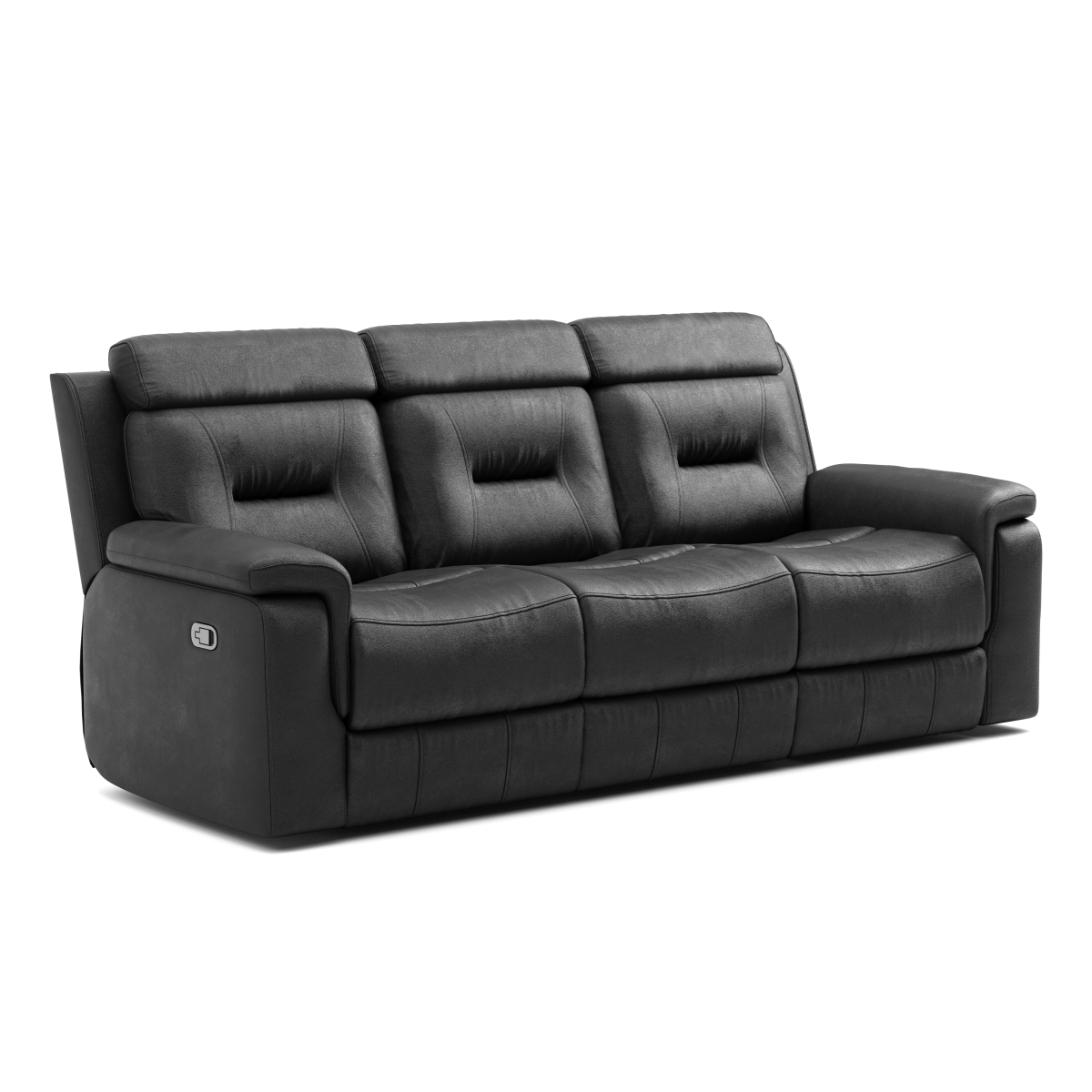 RECLINER SOFA - BLACK