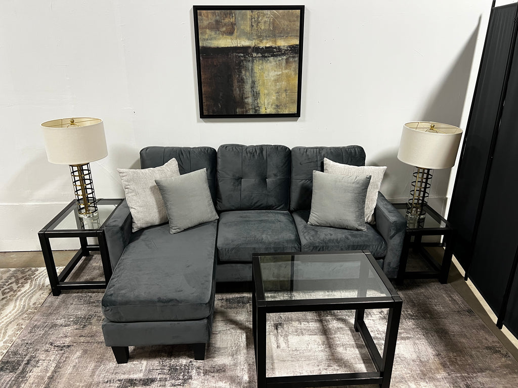 Small Space Hero – Reversible Chaise Sectional That Converts to Sofa