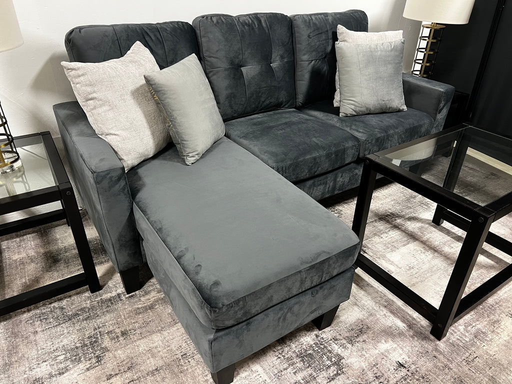 Small Space Hero – Reversible Chaise Sectional That Converts to Sofa