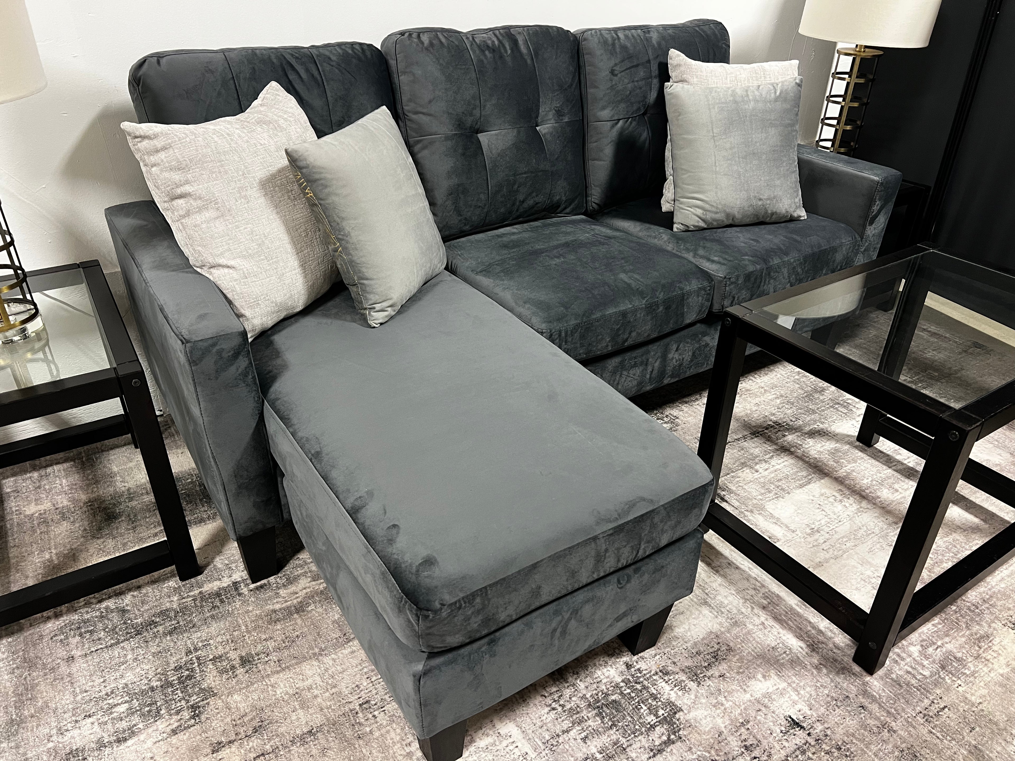 Small Space Hero – Reversible Chaise Sectional That Converts to Sofa