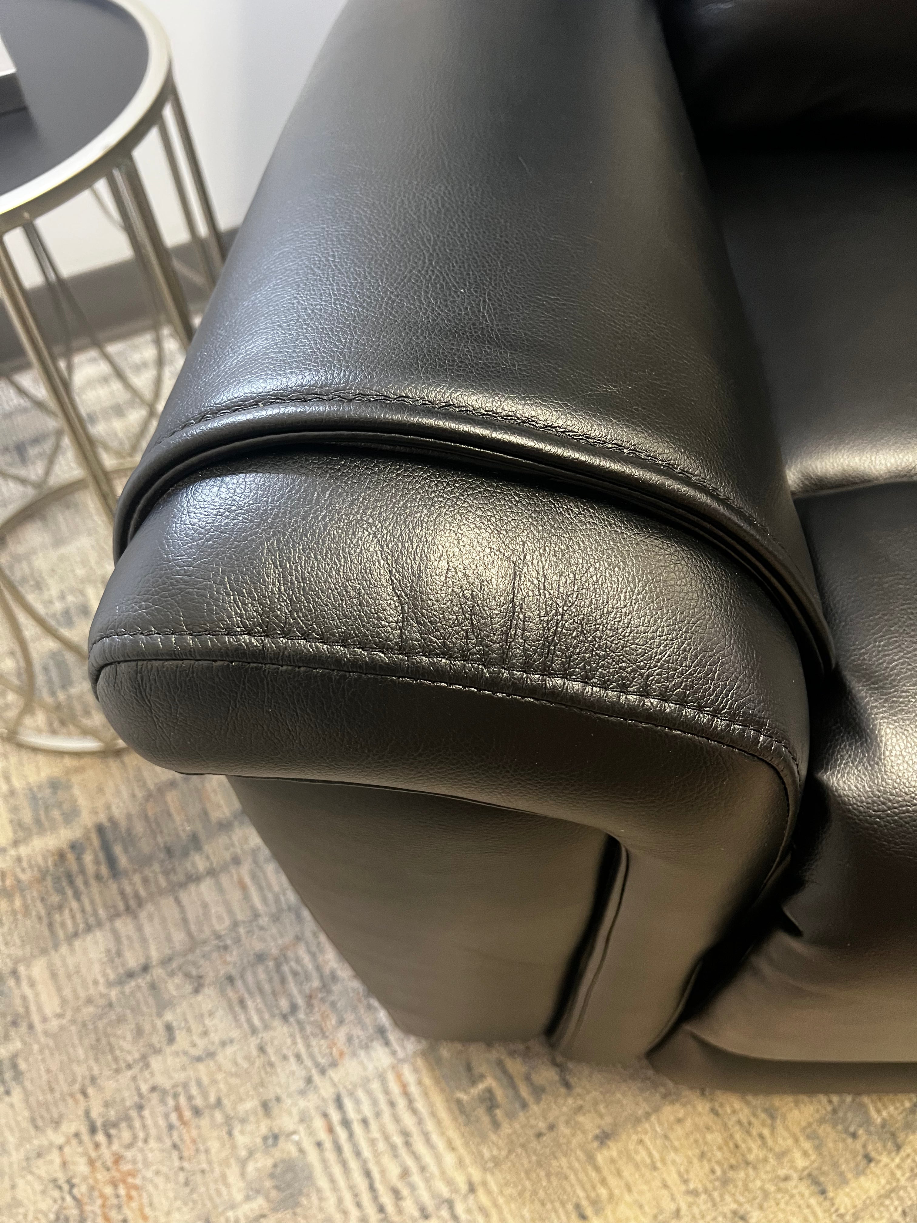 Air Leather 3- Power Recliner Chair With Headrest, Footrest & Lumbar