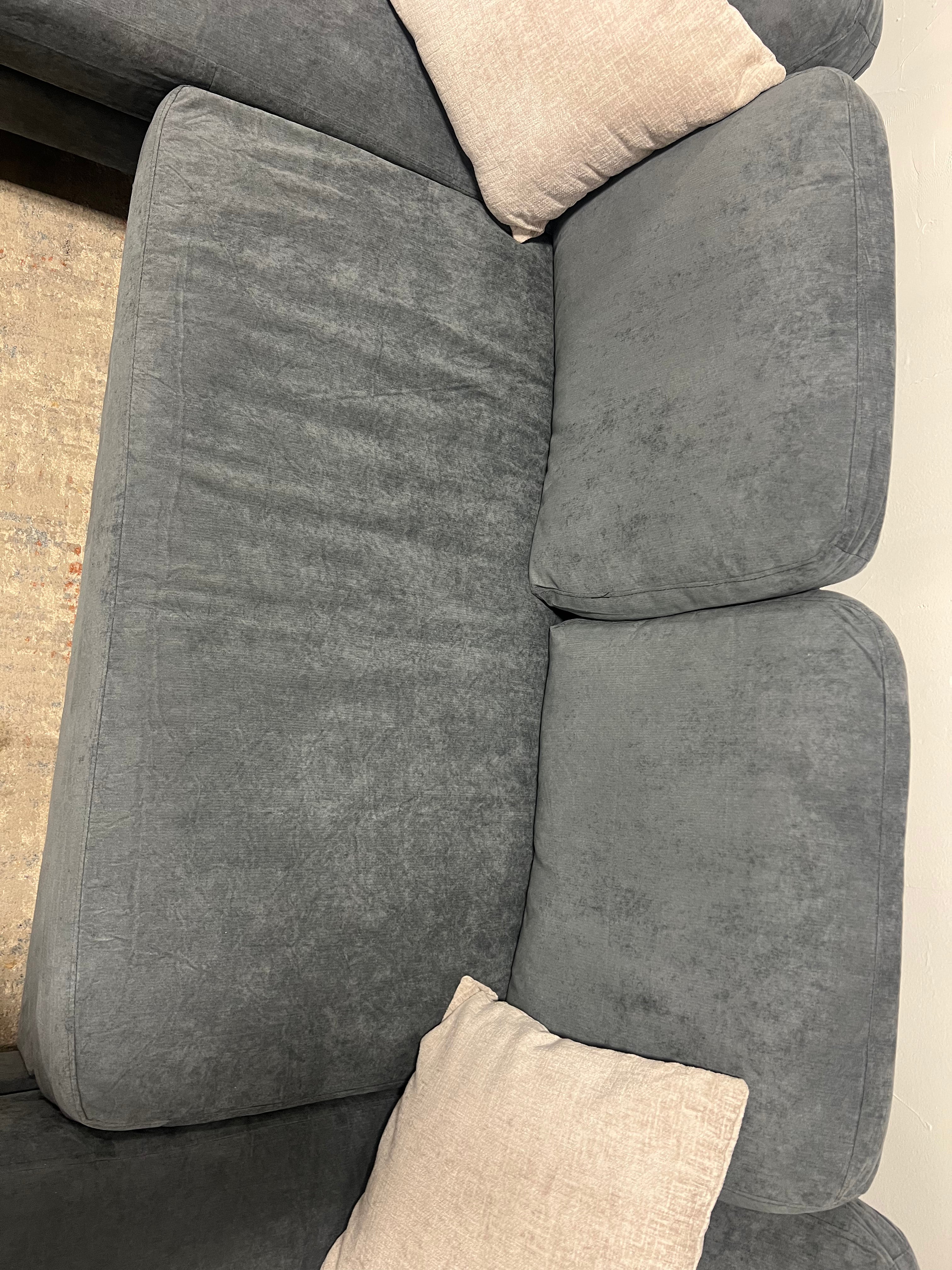 🛋️ Modern 2-Piece Chaise Sectional Sofa