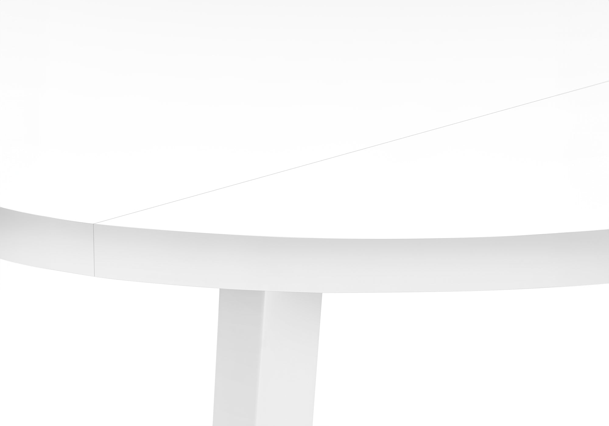 DINING SET - 3PCS SET / WHITE TOP / WHITE METAL