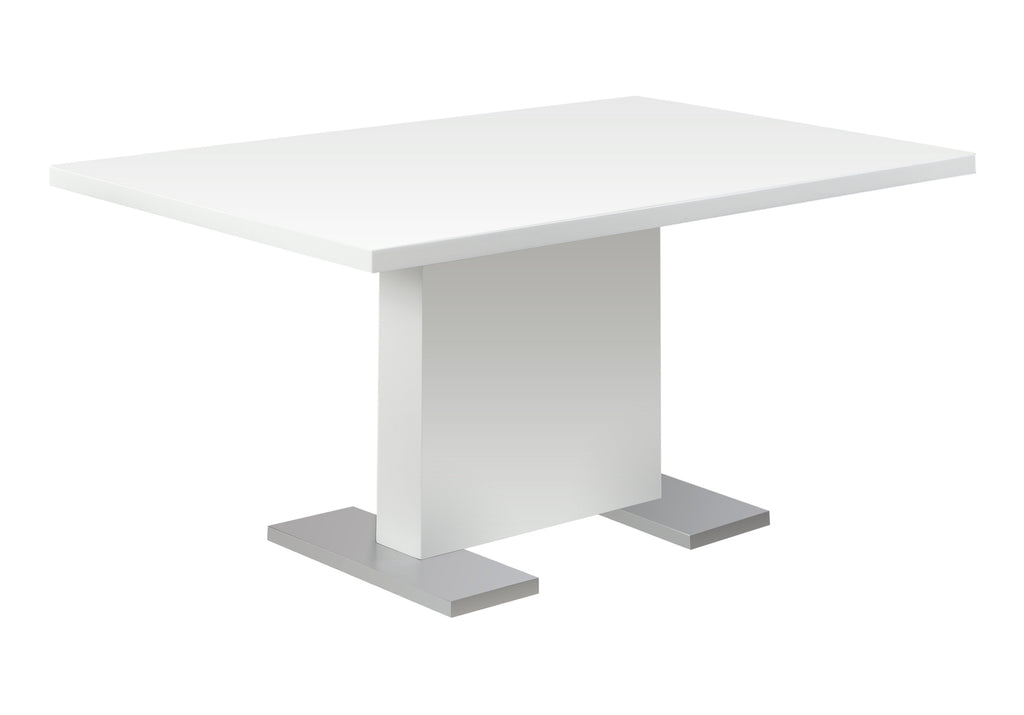 DINING TABLE - 35""X 60"" / HIGH GLOSSY WHITE