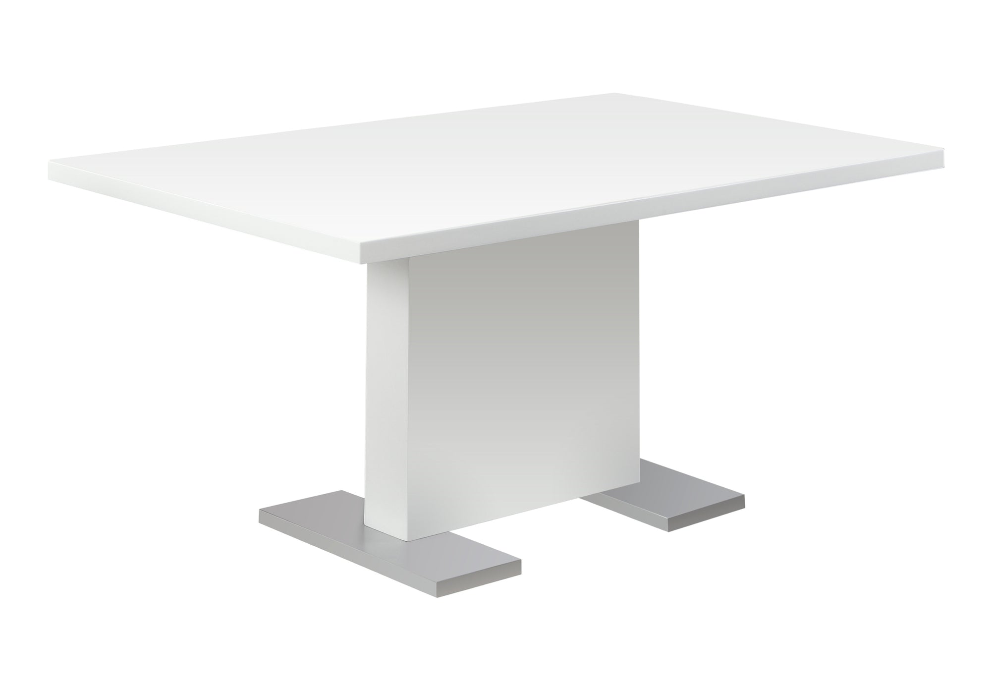 DINING TABLE - 35""X 60"" / HIGH GLOSSY WHITE