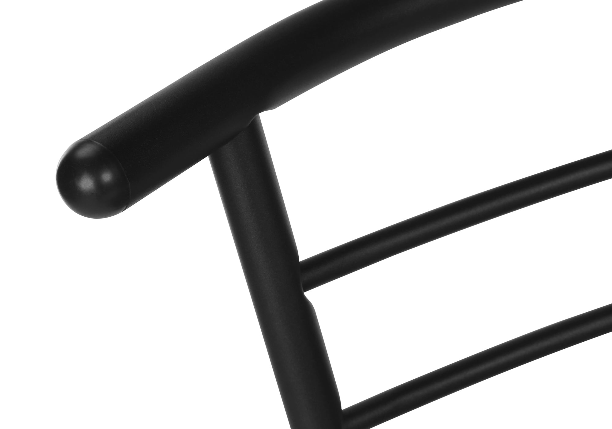 DINING SET - 3PCS SET / GREY TOP / BLACK METAL