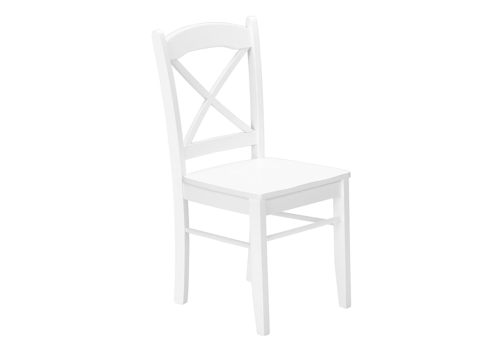 DINING CHAIR - 2PCS / 36""H WHITE