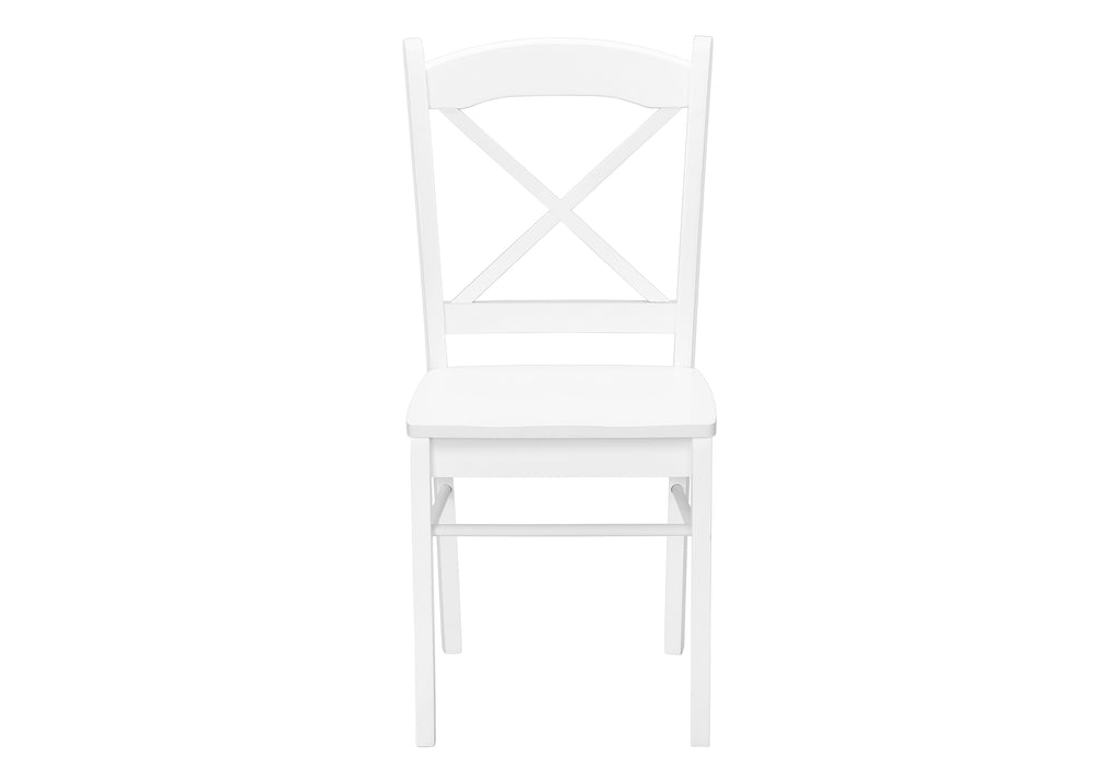 DINING CHAIR - 2PCS / 36""H WHITE