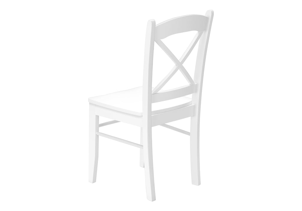 DINING CHAIR - 2PCS / 36""H WHITE