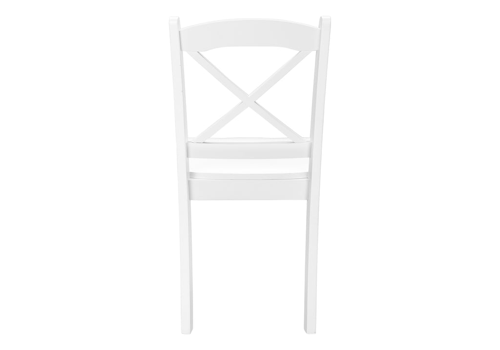 DINING CHAIR - 2PCS / 36""H WHITE