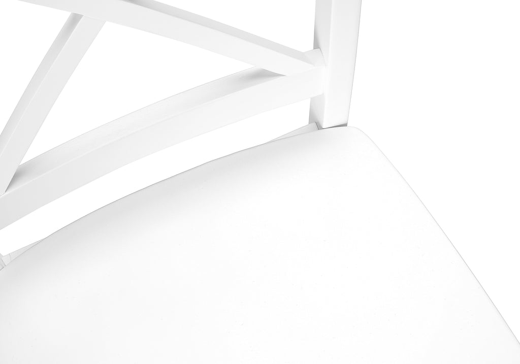 DINING CHAIR - 2PCS / 36""H WHITE