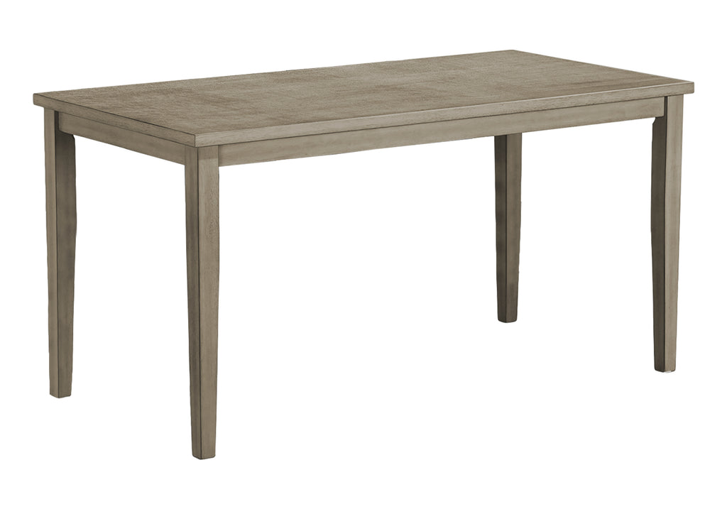 DINING TABLE - ANTIQUE GREY VENEER 36""X 72""COUNTER HEIGHT