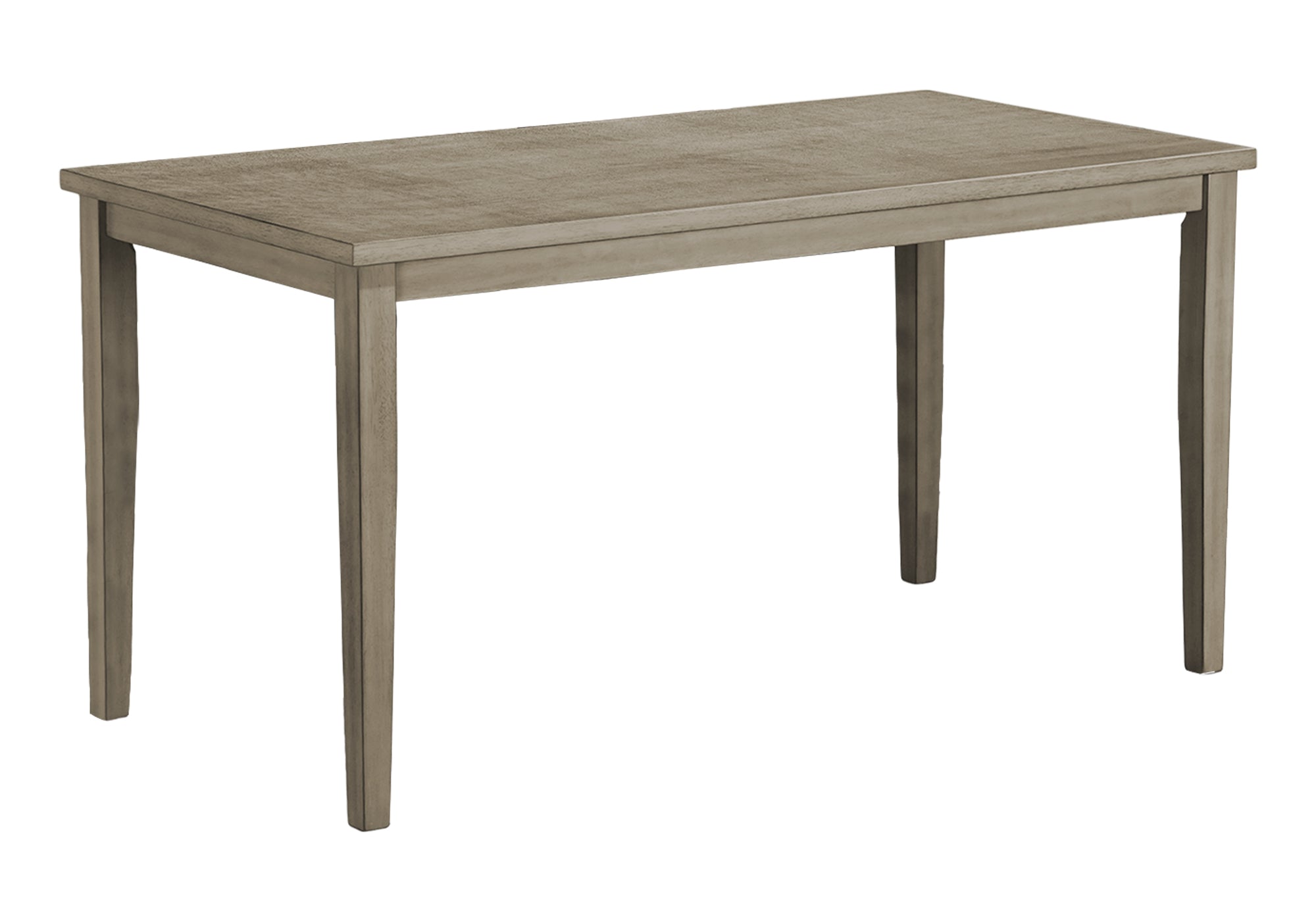 DINING TABLE - ANTIQUE GREY VENEER 36""X 72""COUNTER HEIGHT