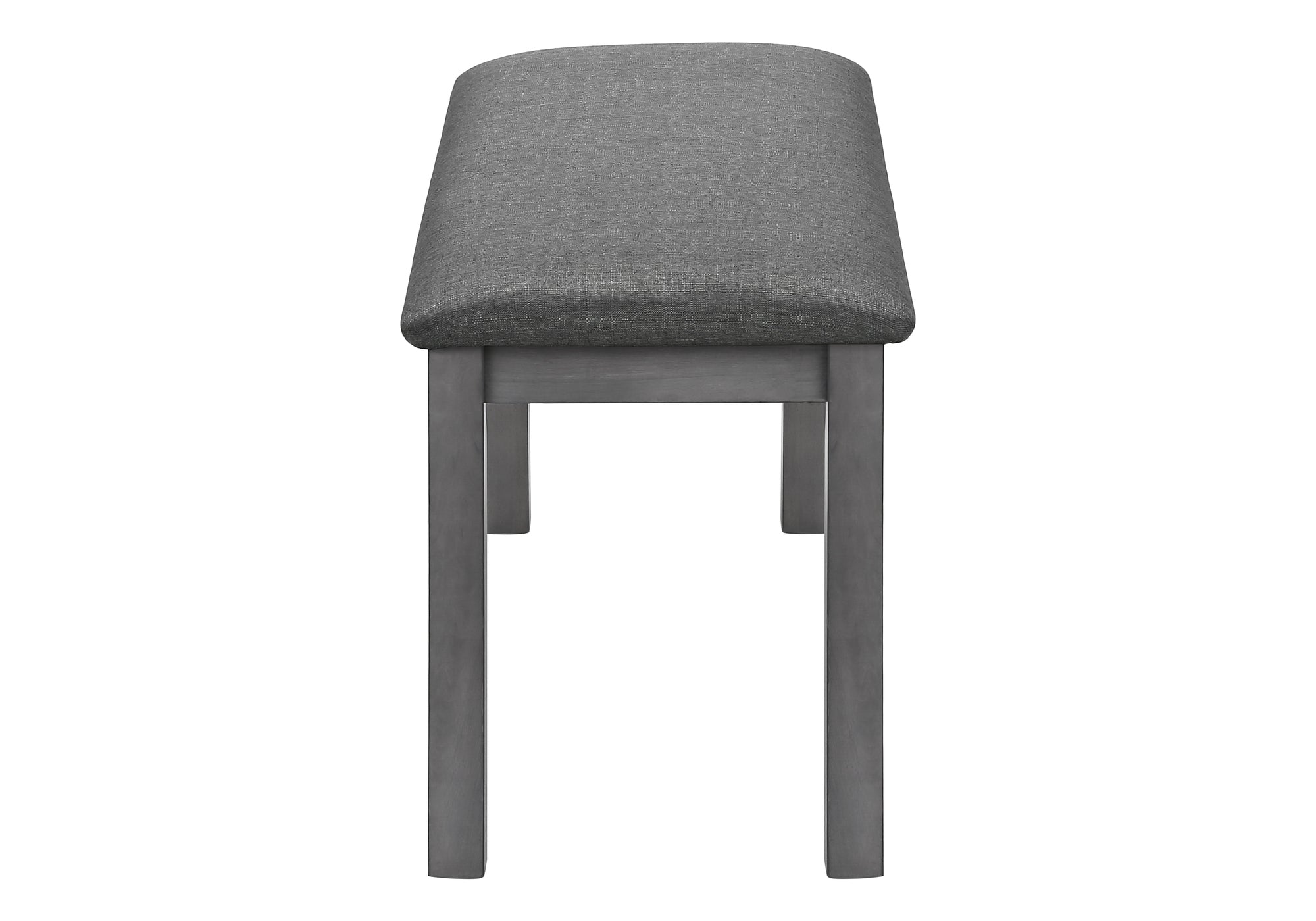 BENCH - 42""L / WASHED GREY / DARK GREY FABRIC