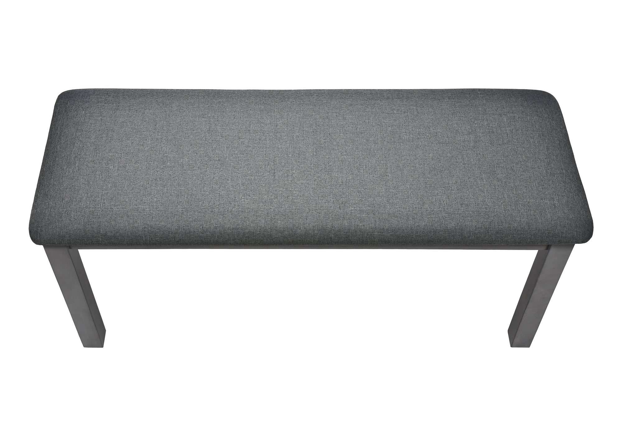 BENCH - 42""L / WASHED GREY / DARK GREY FABRIC