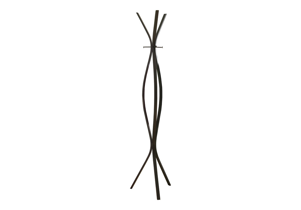 COAT RACK - 72""H / ESPRESSO METAL CONTEMPORARY STYLE