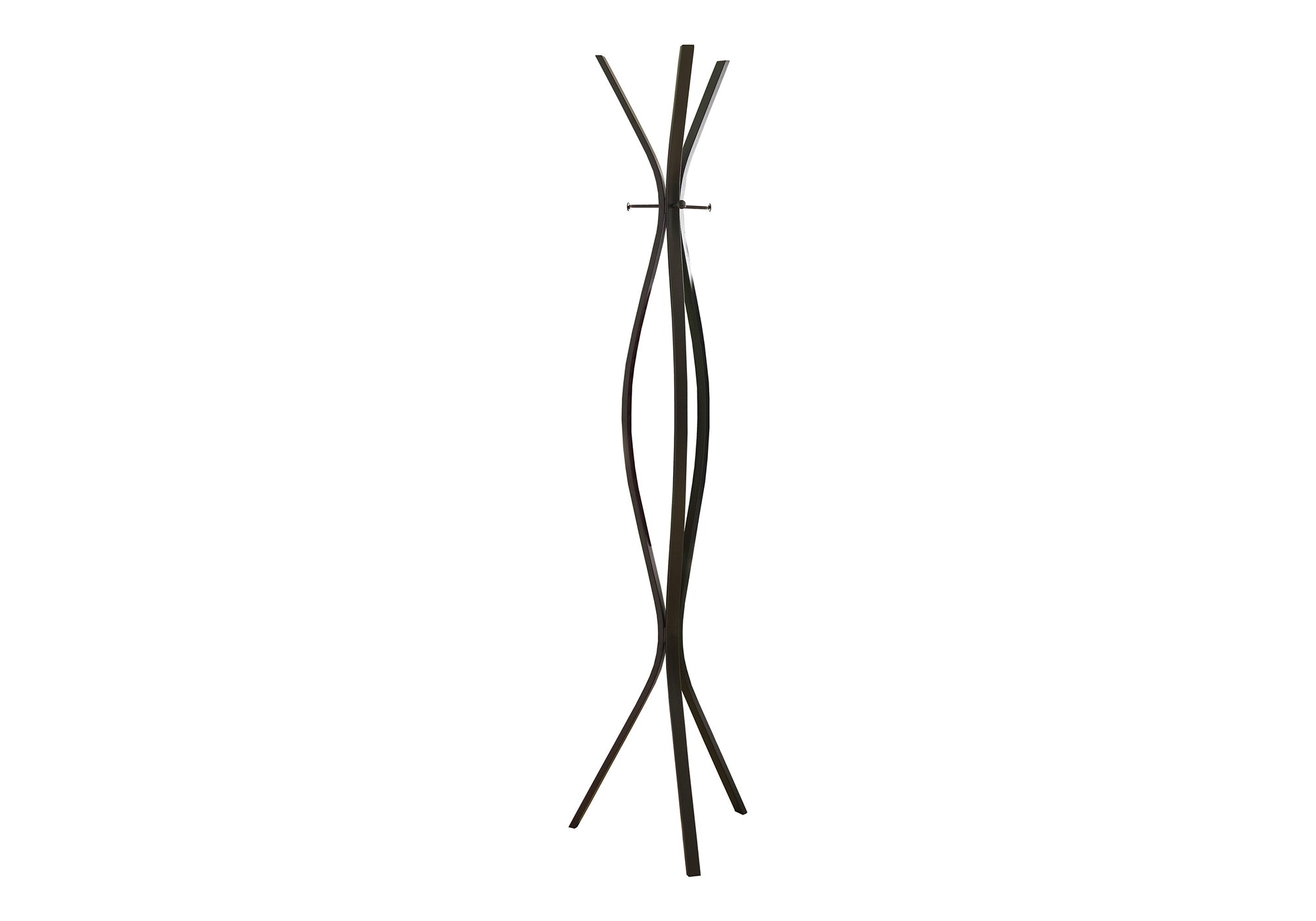 COAT RACK - 72""H / ESPRESSO METAL CONTEMPORARY STYLE