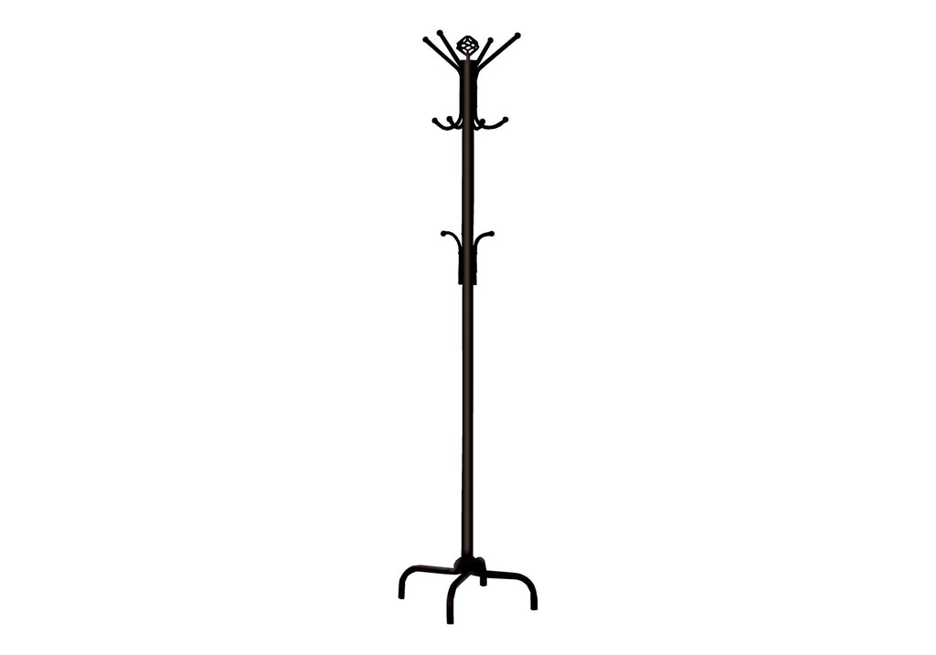 COAT RACK - 70""H / BLACK METAL