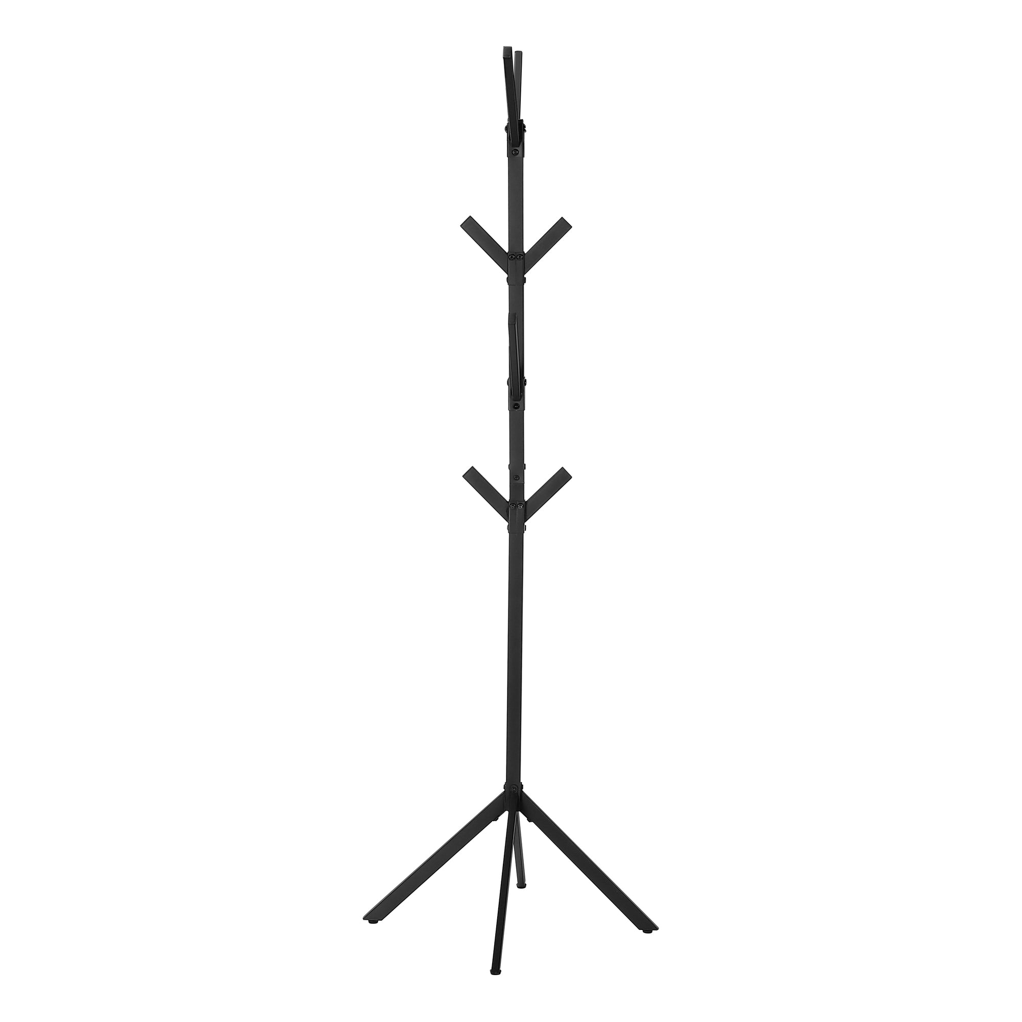 COAT RACK - 70""H / BLACK METAL