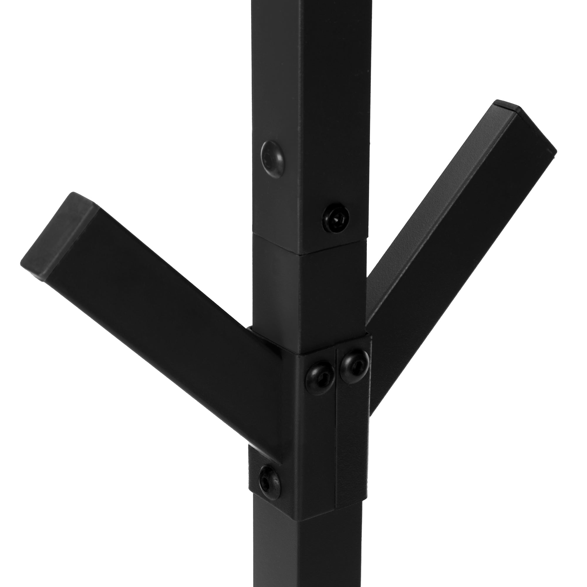 COAT RACK - 70""H / BLACK METAL