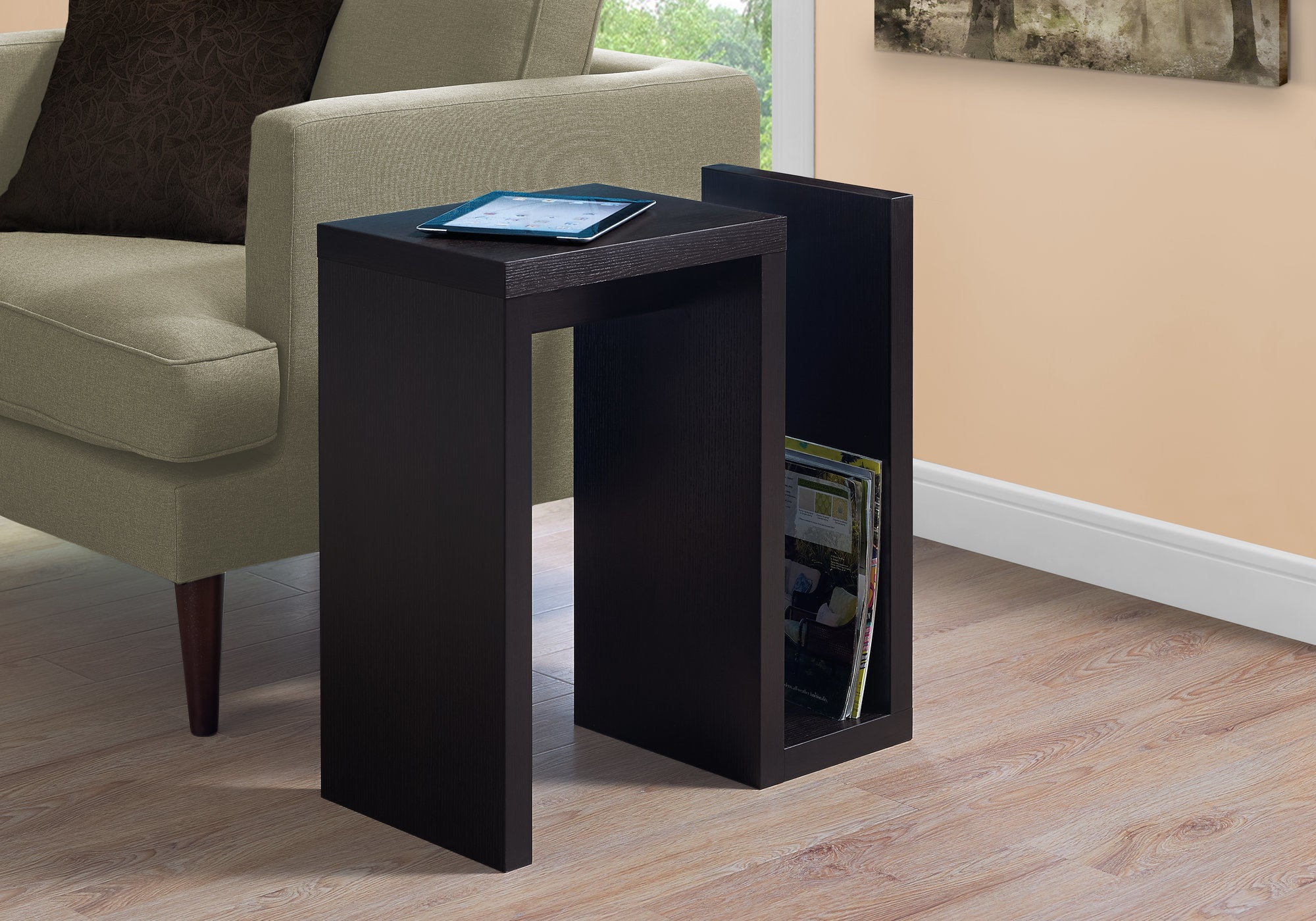 ACCENT TABLE - 24""H / ESPRESSO