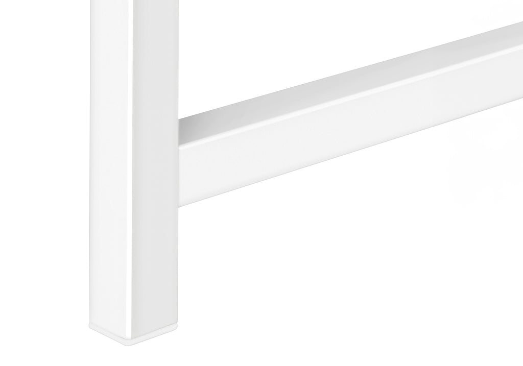 ACCENT TABLE - 36""L / WHITE / WHITE CORNER CONSOLE