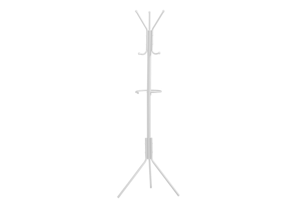 COAT RACK - 68""H / WHITE METAL