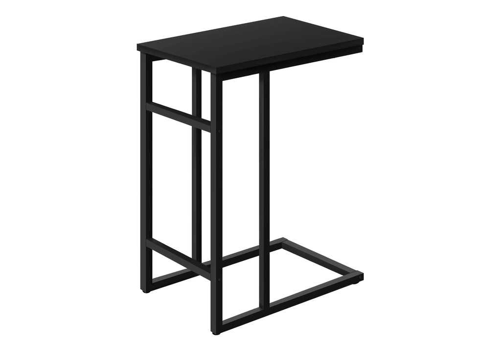 ACCENT TABLE - 24""H / BLACK / BLACK METAL