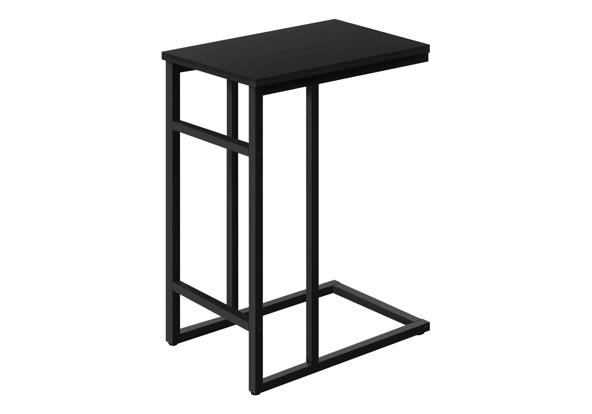 ACCENT TABLE - 24""H / BLACK / BLACK METAL