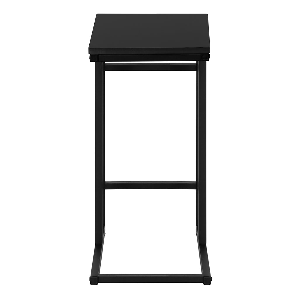 ACCENT TABLE - 24""H / BLACK / BLACK METAL