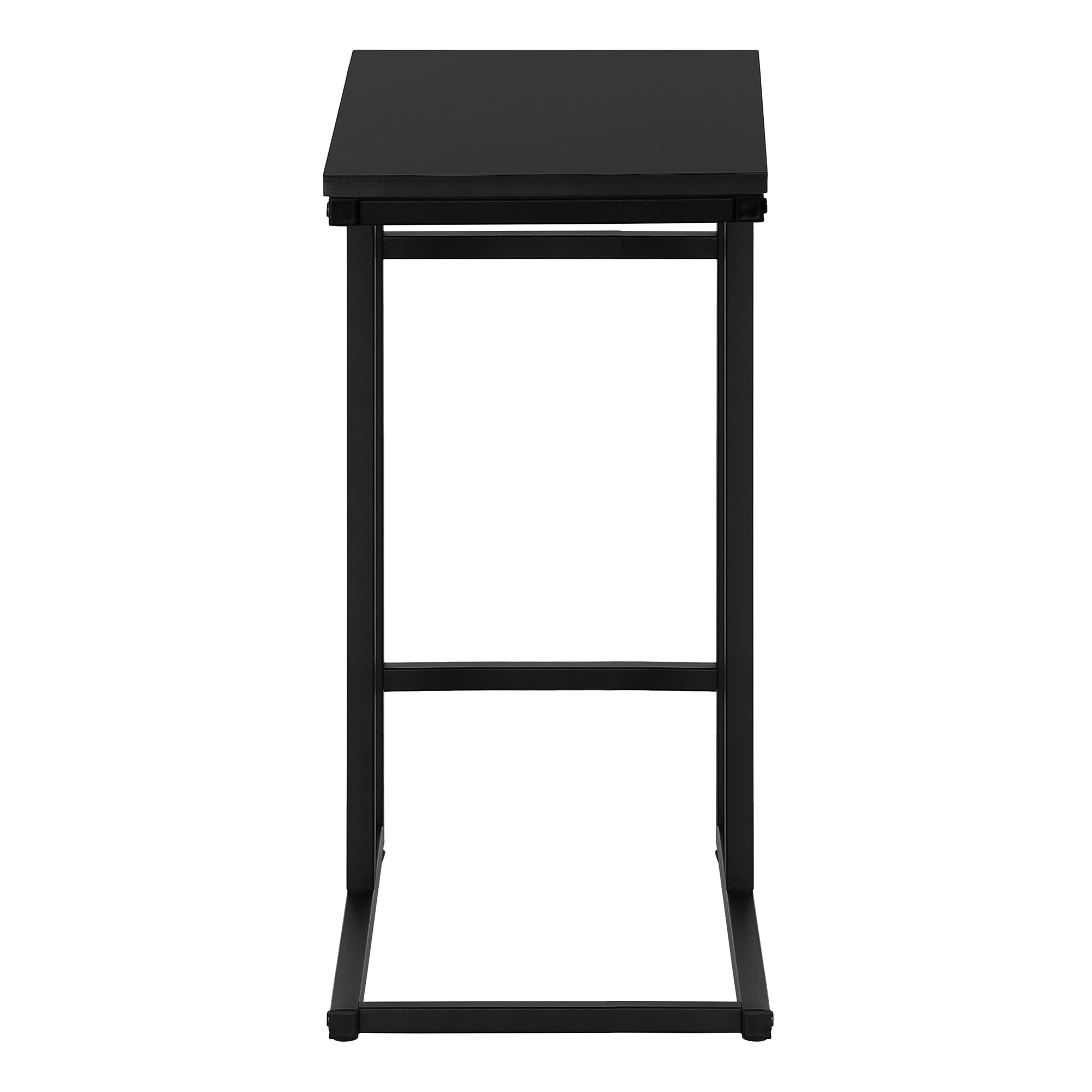 ACCENT TABLE - 24""H / BLACK / BLACK METAL