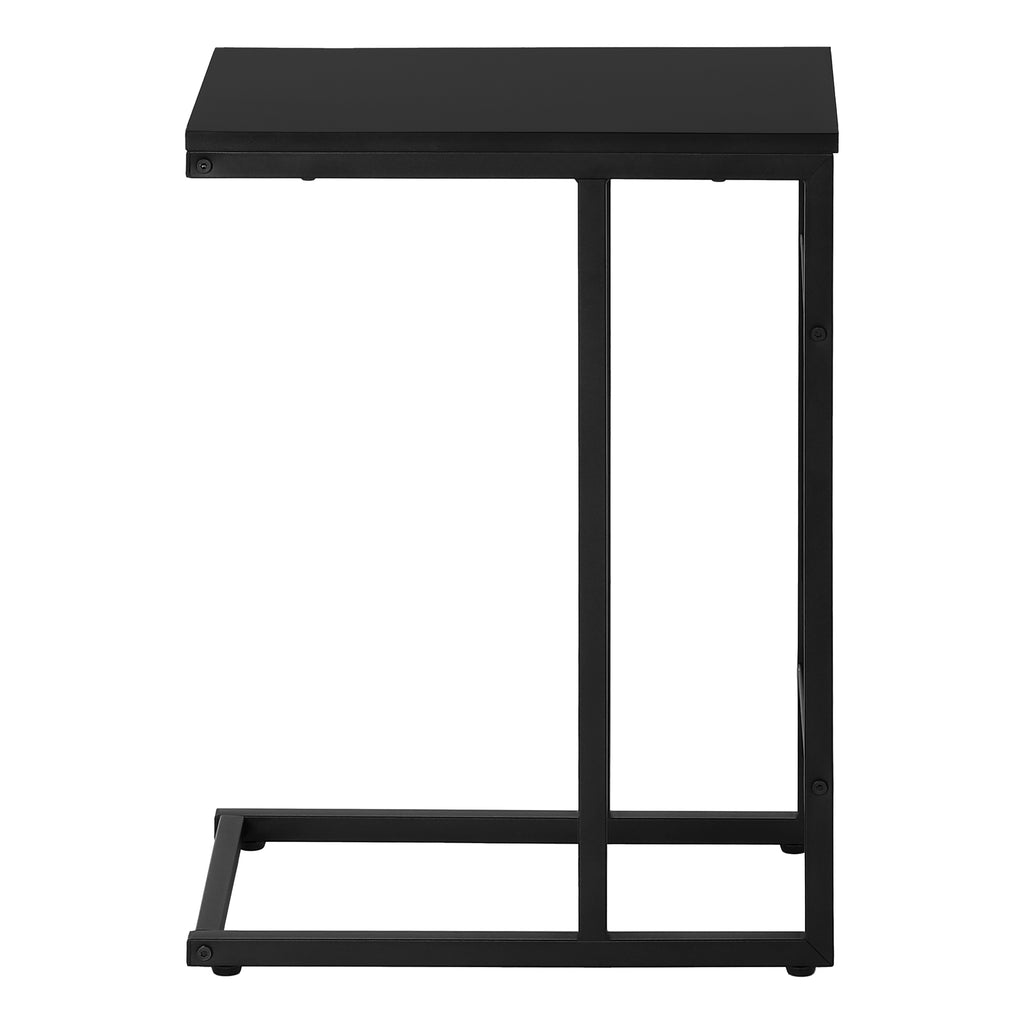 ACCENT TABLE - 24""H / BLACK / BLACK METAL